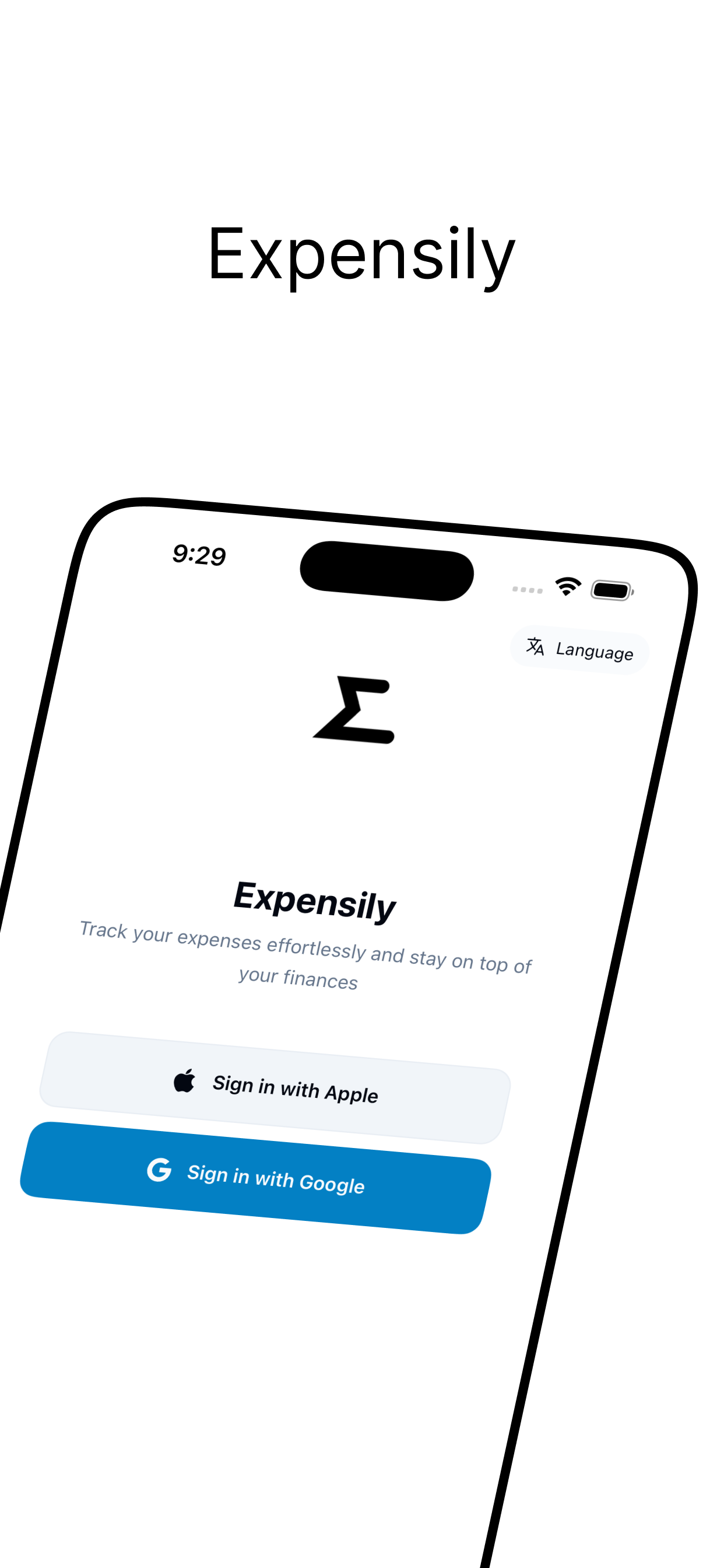 Expensily App Screenshot